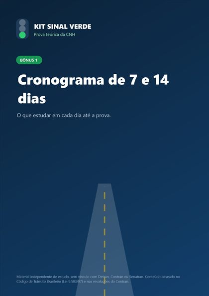 Cronograma de 7 e 14 dias