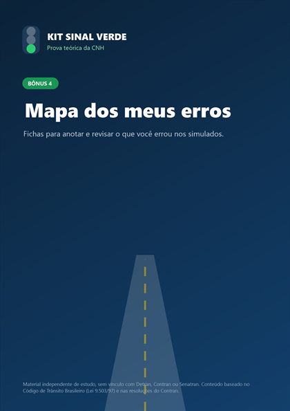 Mapa dos meus erros